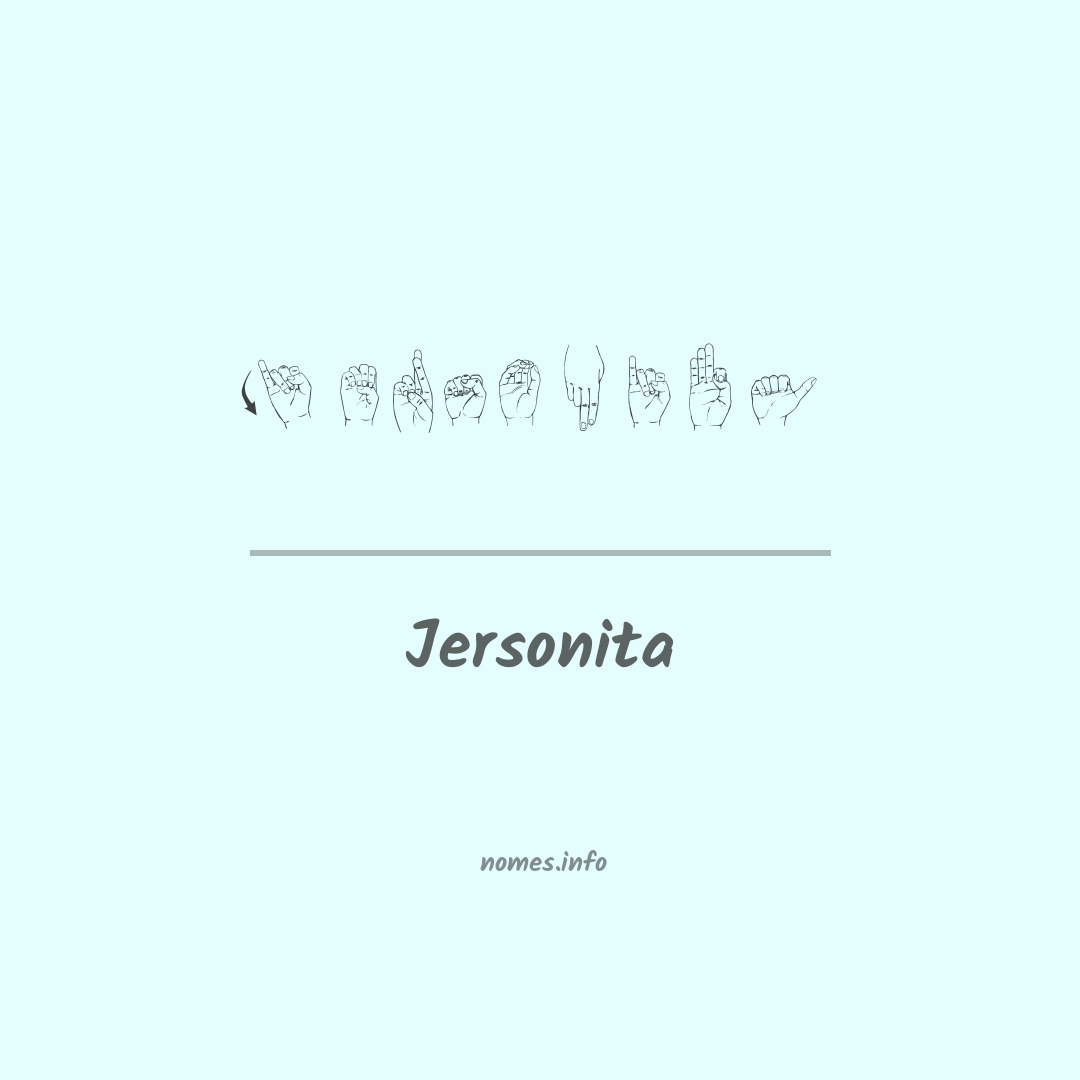 Jersonita em Libras