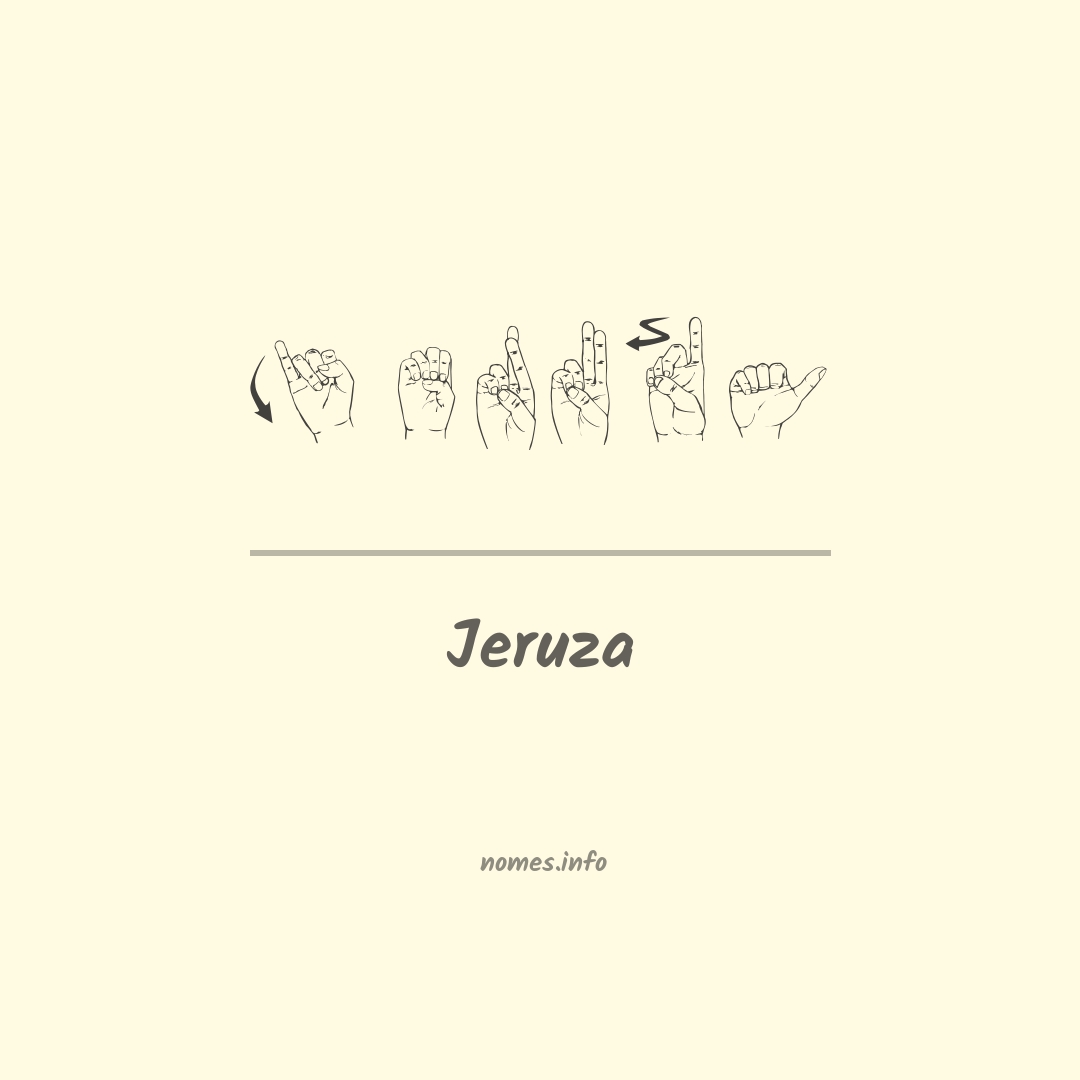 Jeruza em Libras