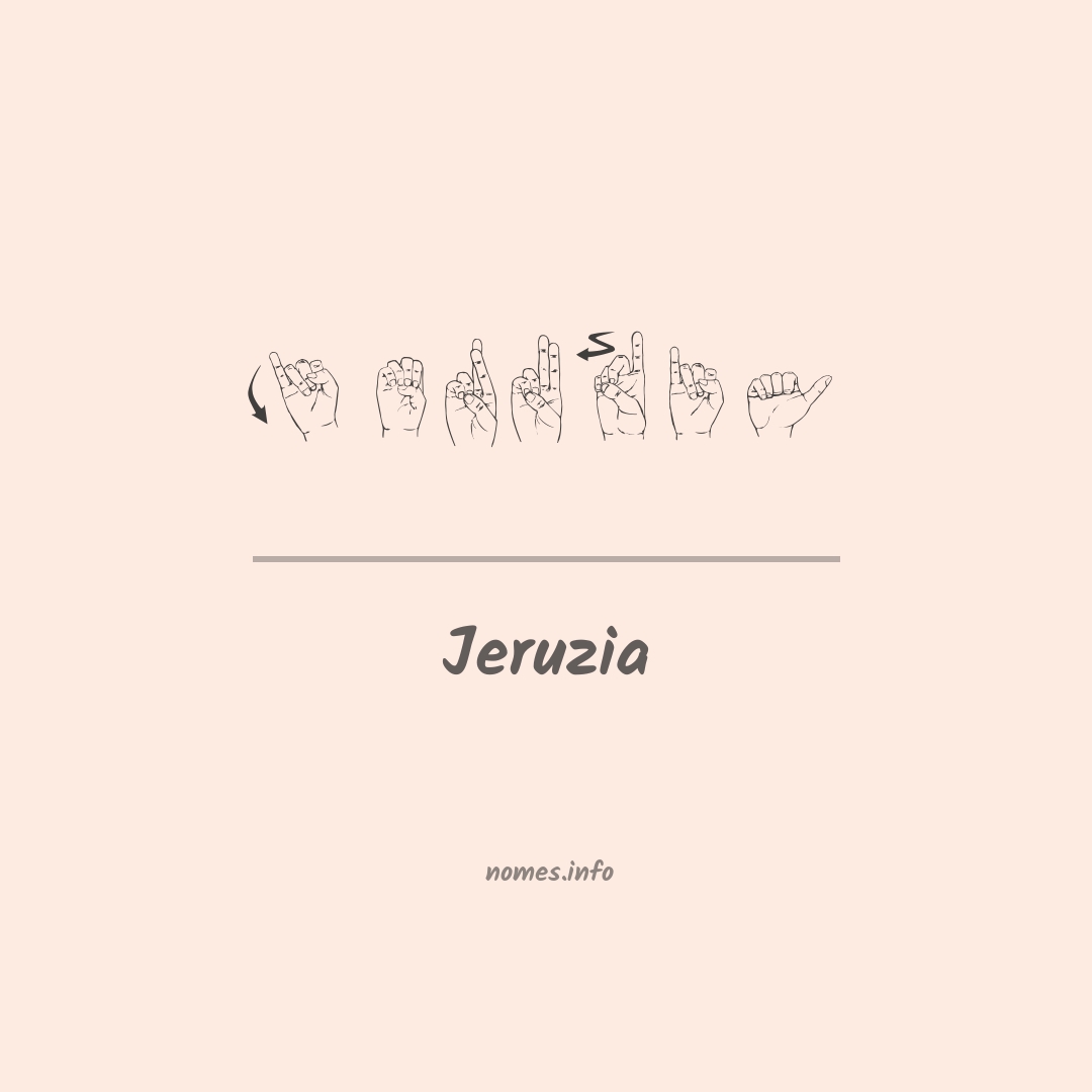 Jeruzia em Libras