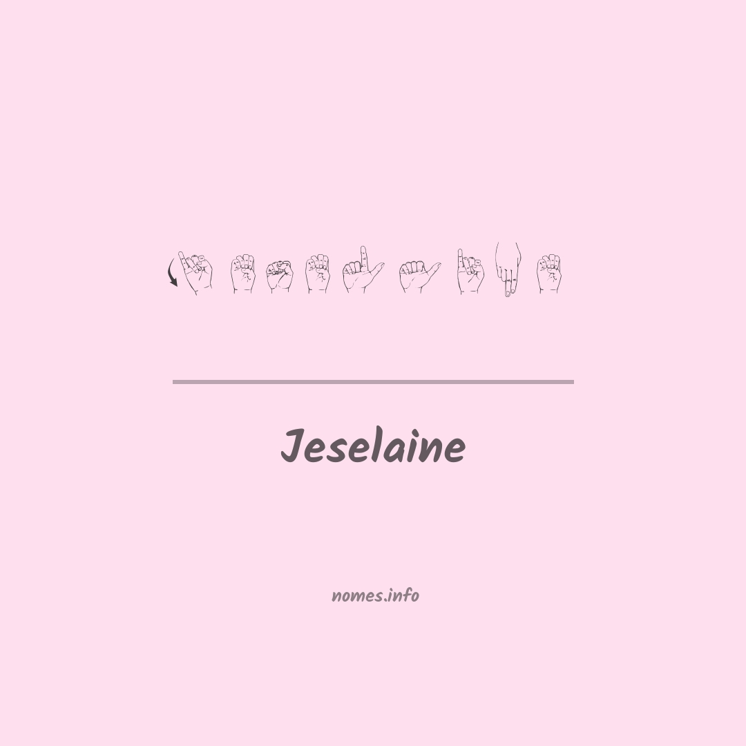 Jeselaine em Libras