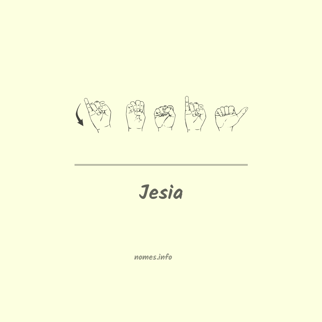 Jesia em Libras