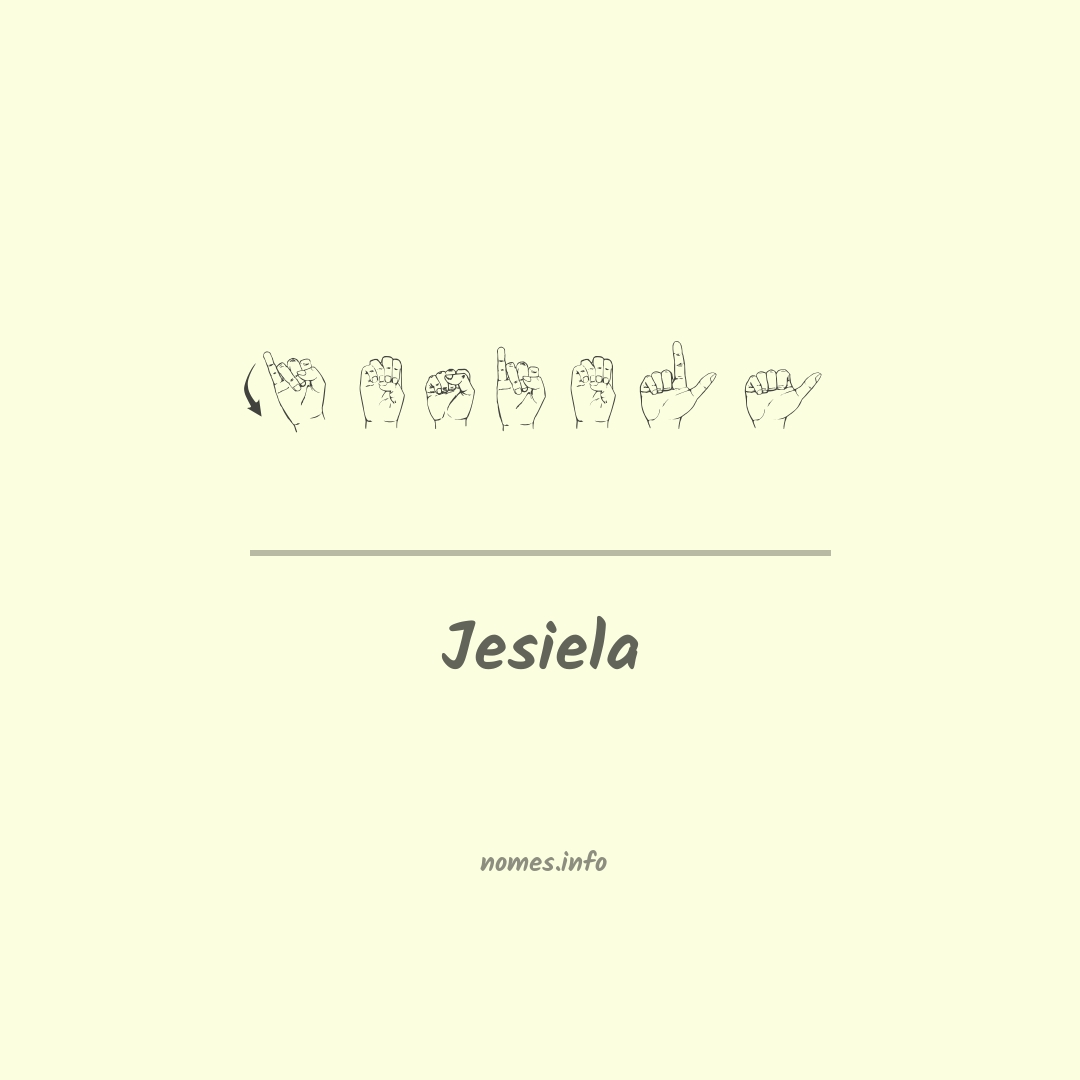 Jesiela em Libras