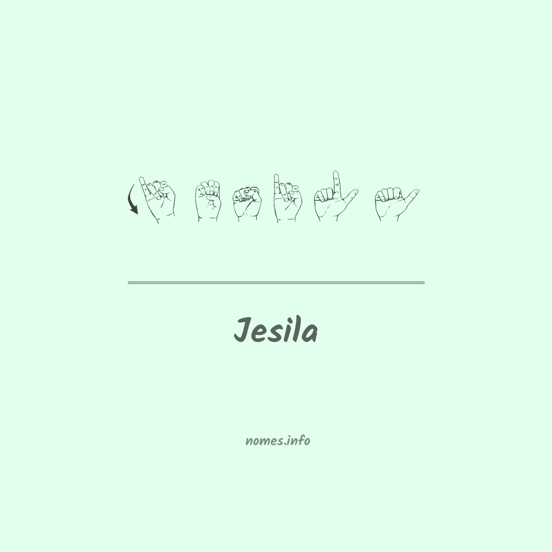 Jesila em Libras
