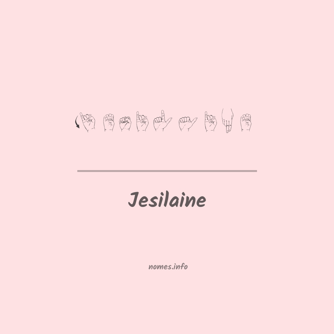 Jesilaine em Libras