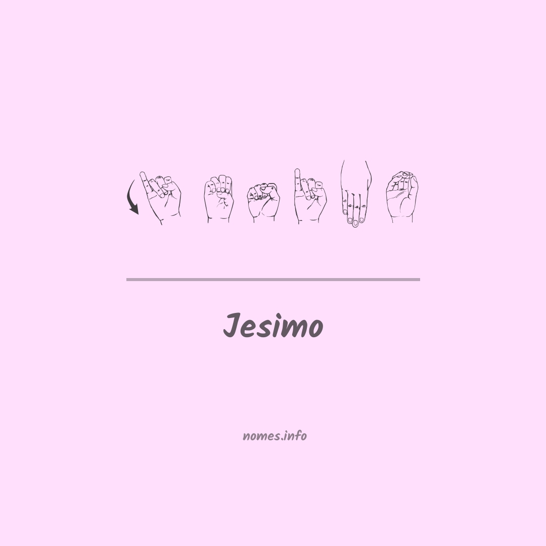 Jesimo em Libras
