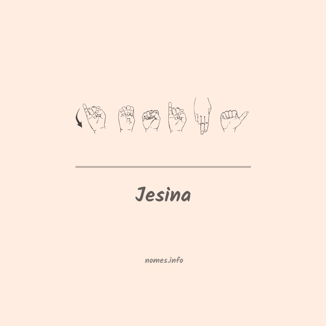 Jesina em Libras