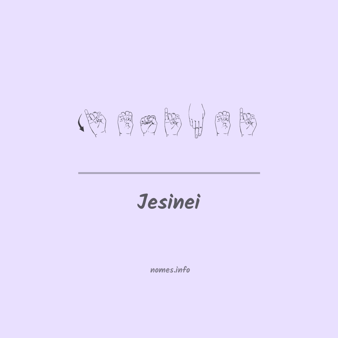 Jesinei em Libras