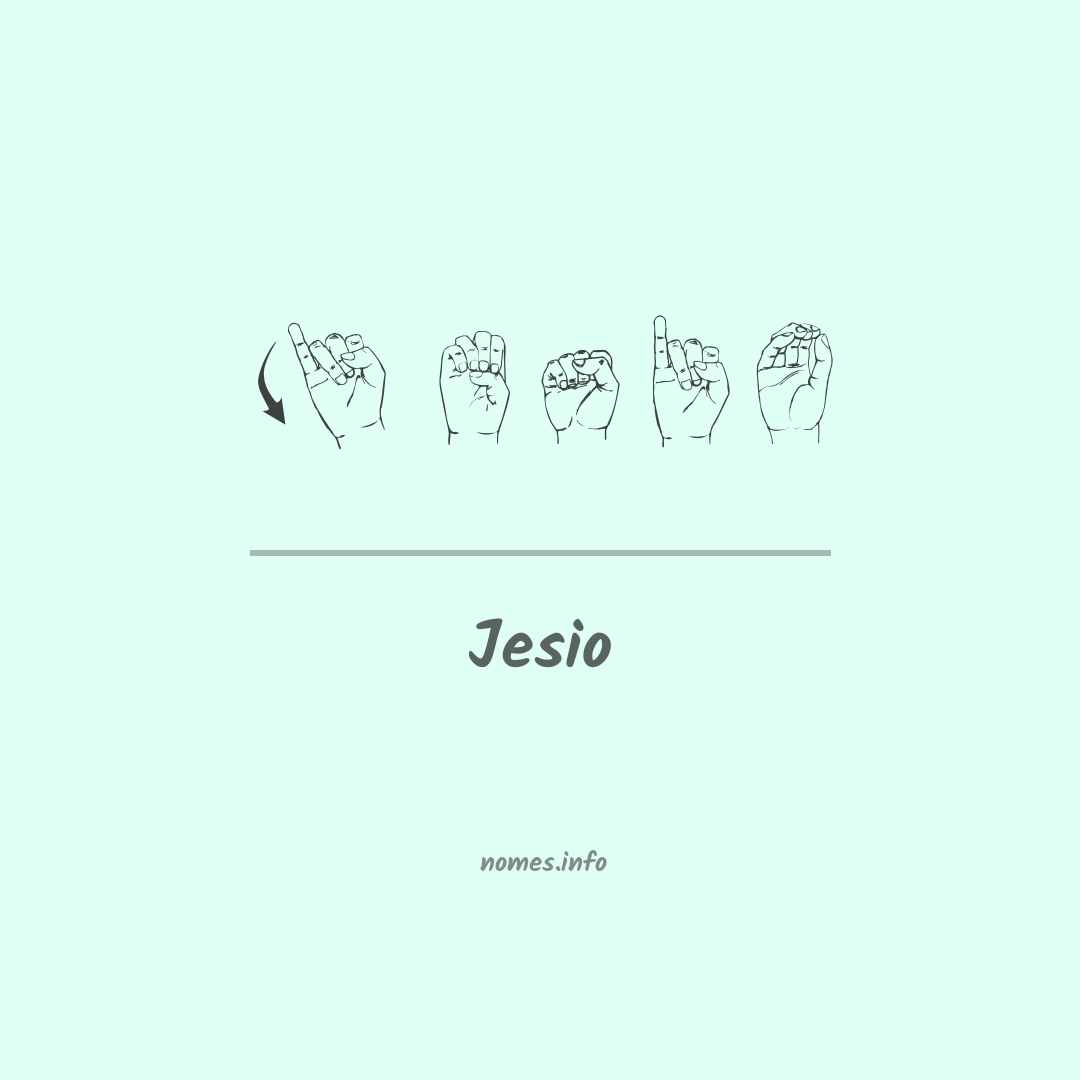 Jesio em Libras