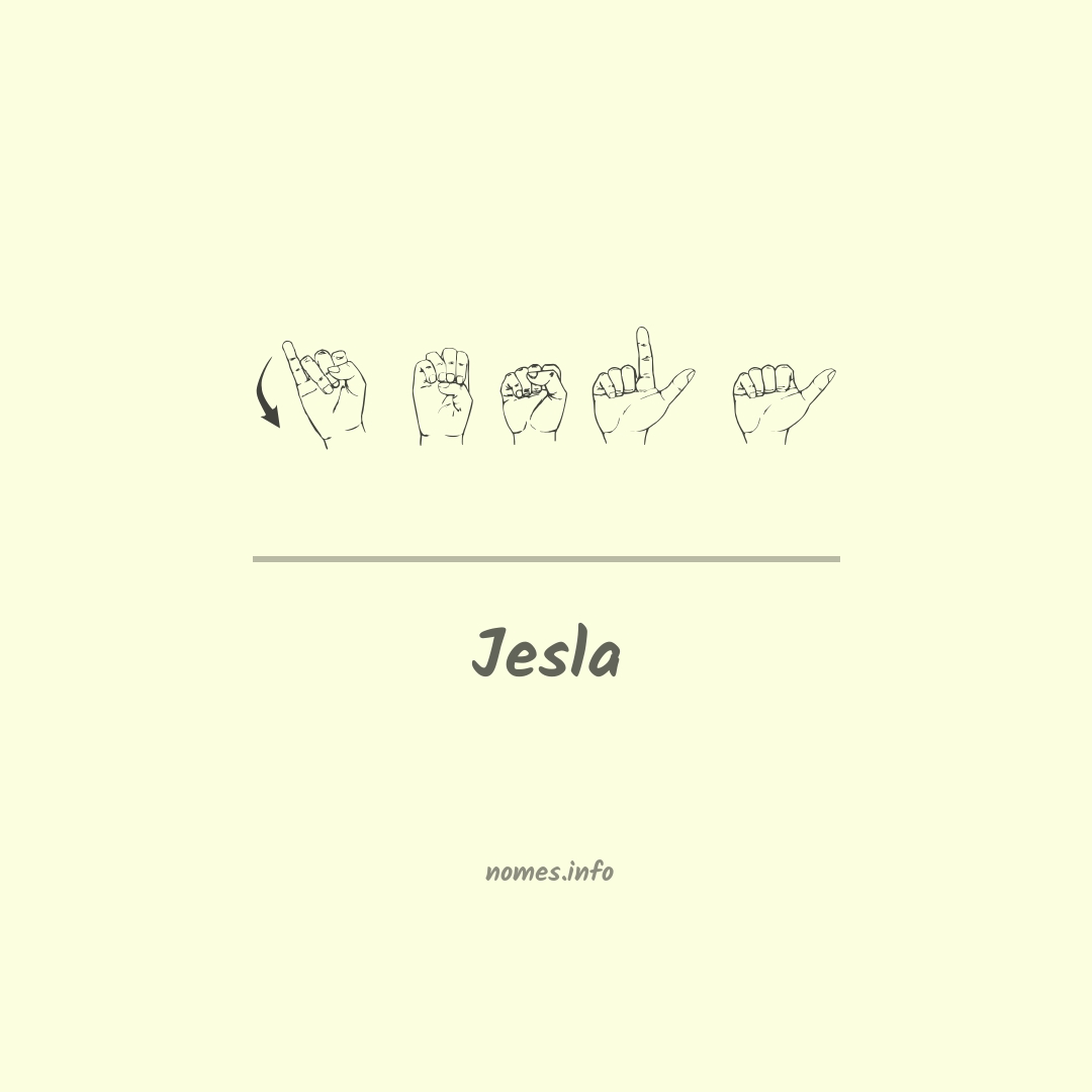 Jesla em Libras