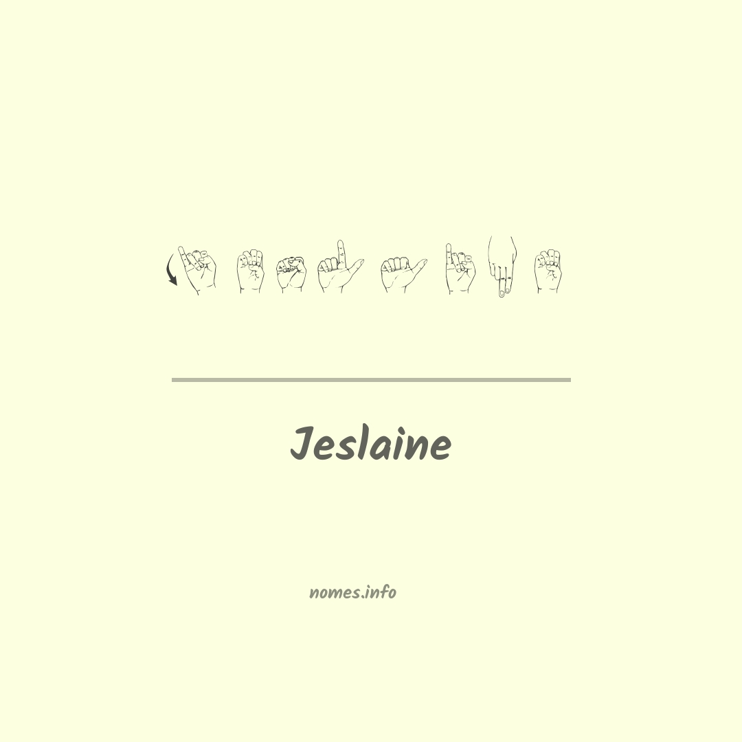 Jeslaine em Libras