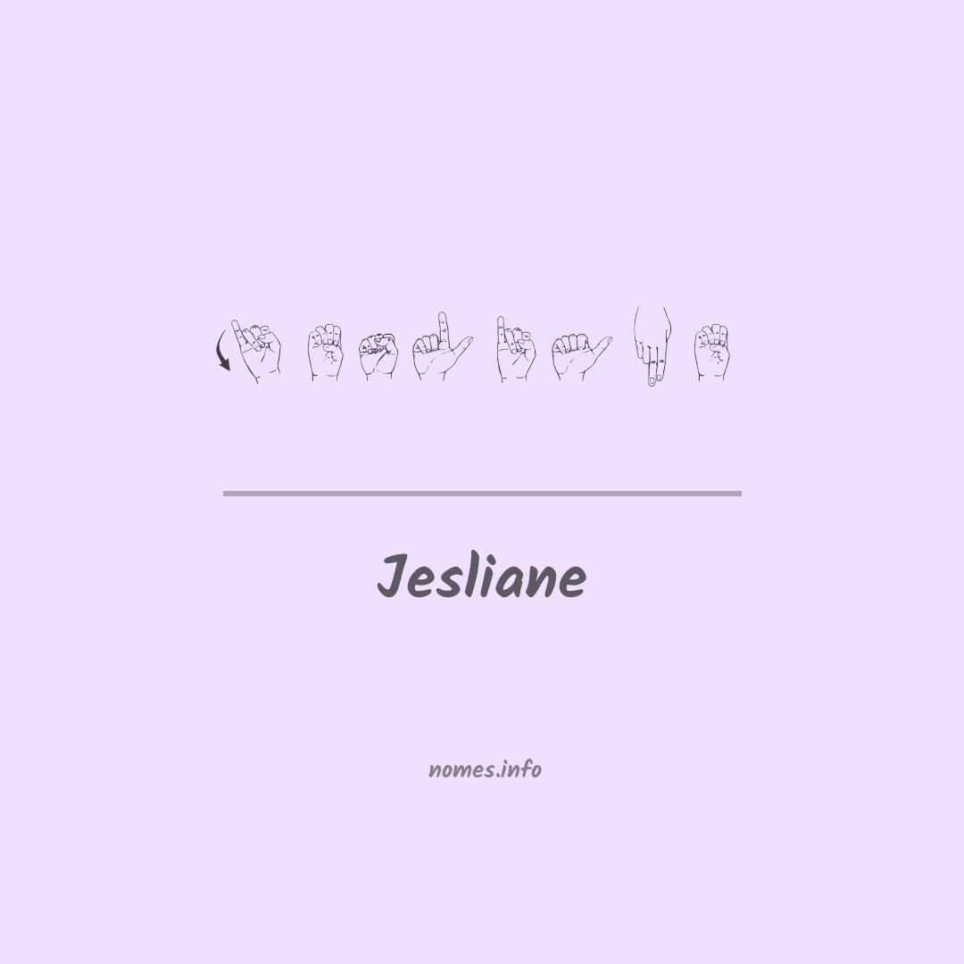 Jesliane em Libras
