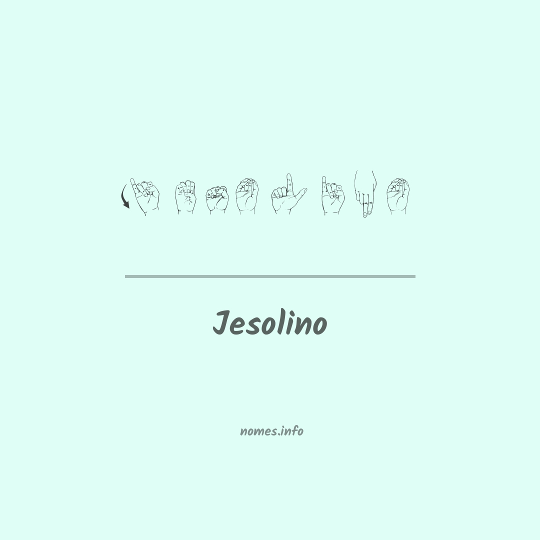 Jesolino em Libras