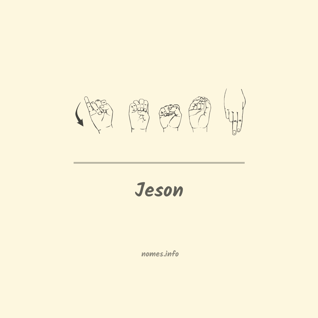 Jeson em Libras