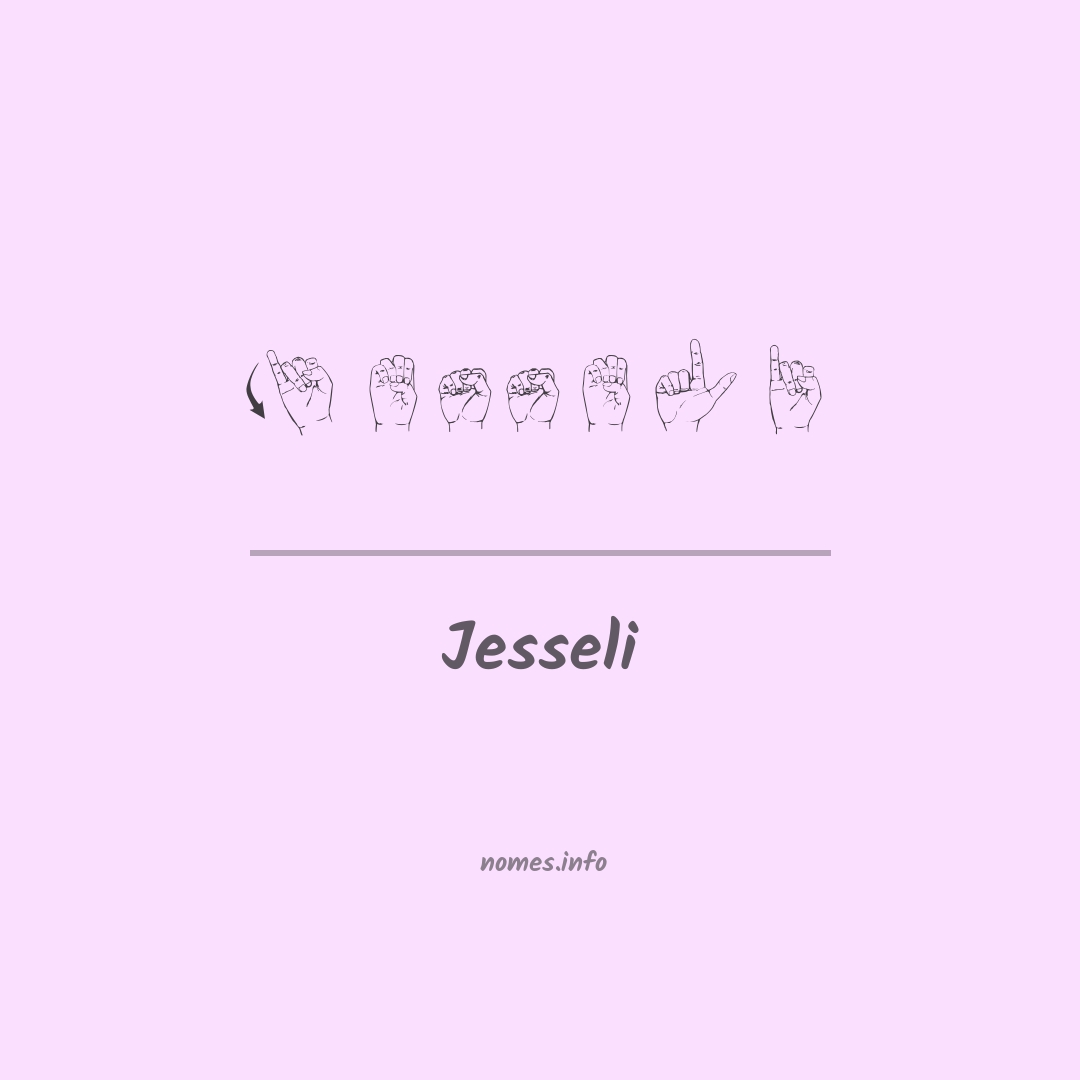 Jesseli em Libras