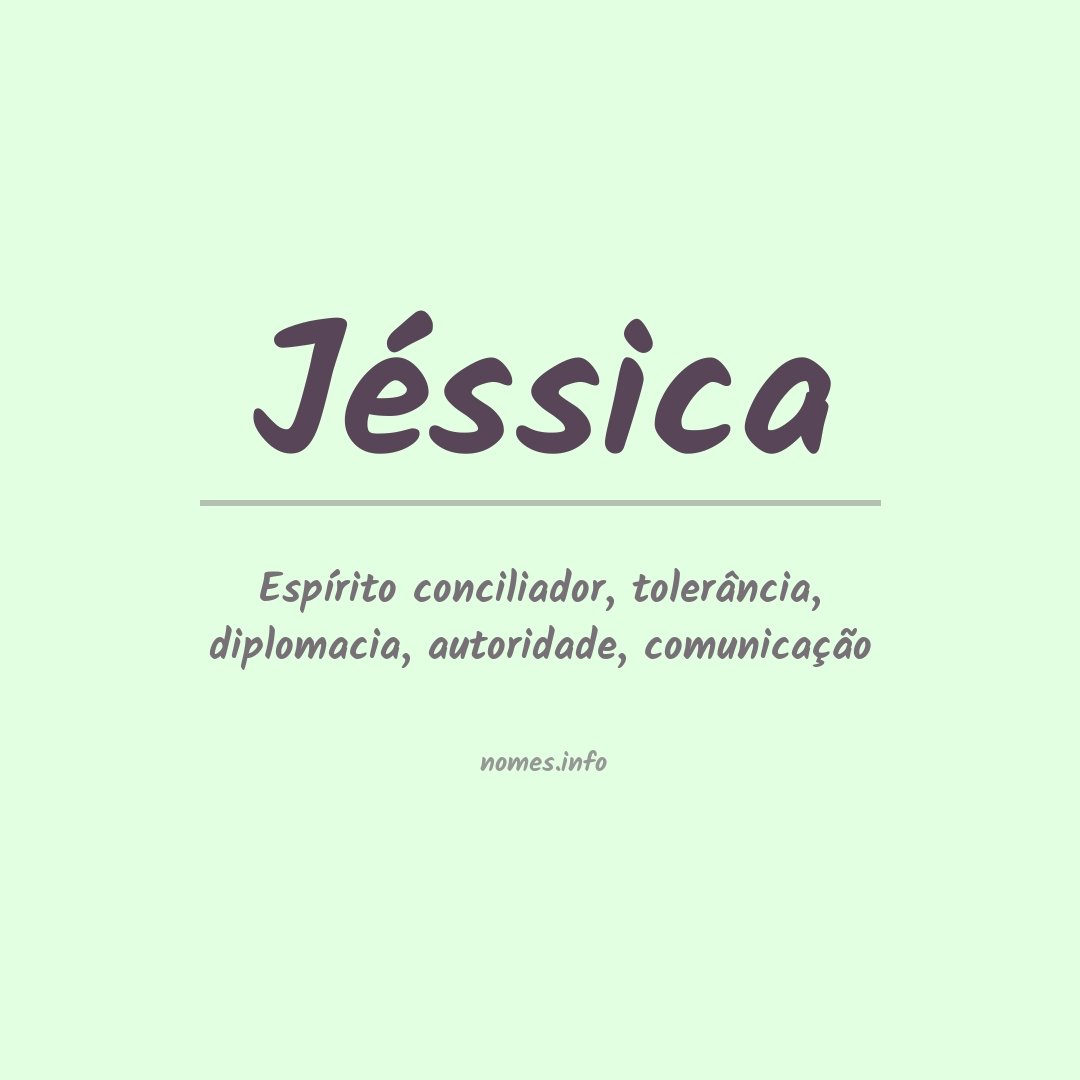 Significado do nome Jéssica