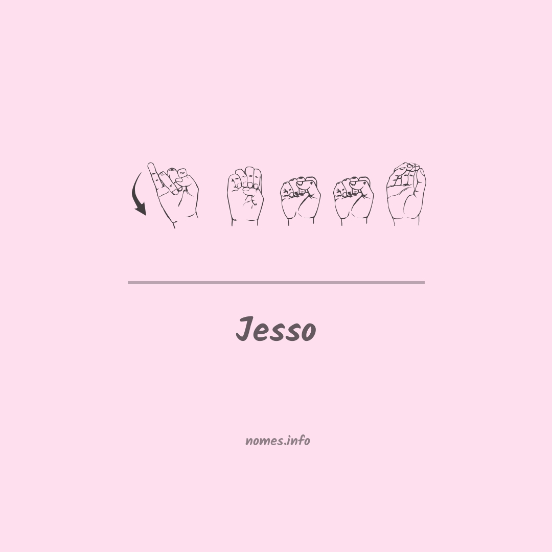 Jesso em Libras