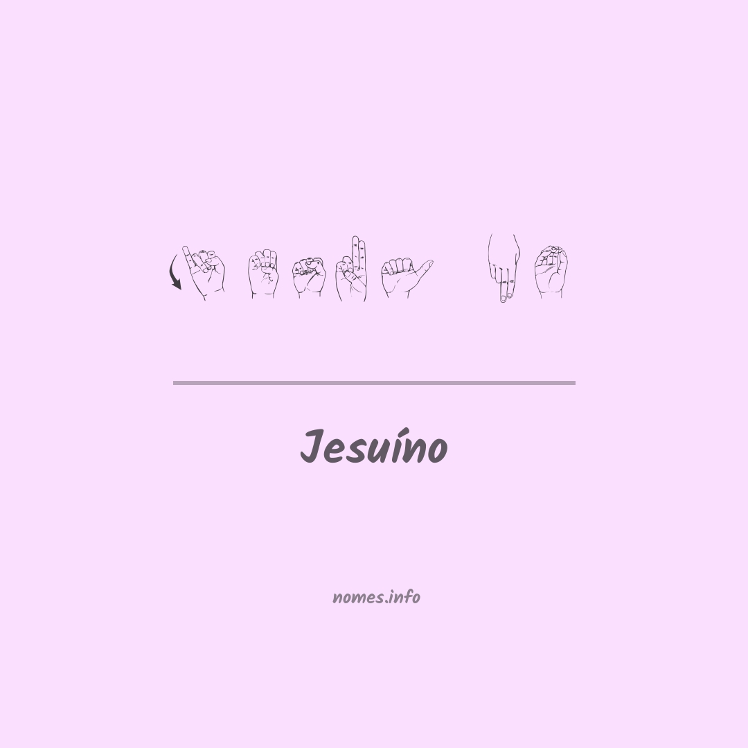 Jesuíno em Libras