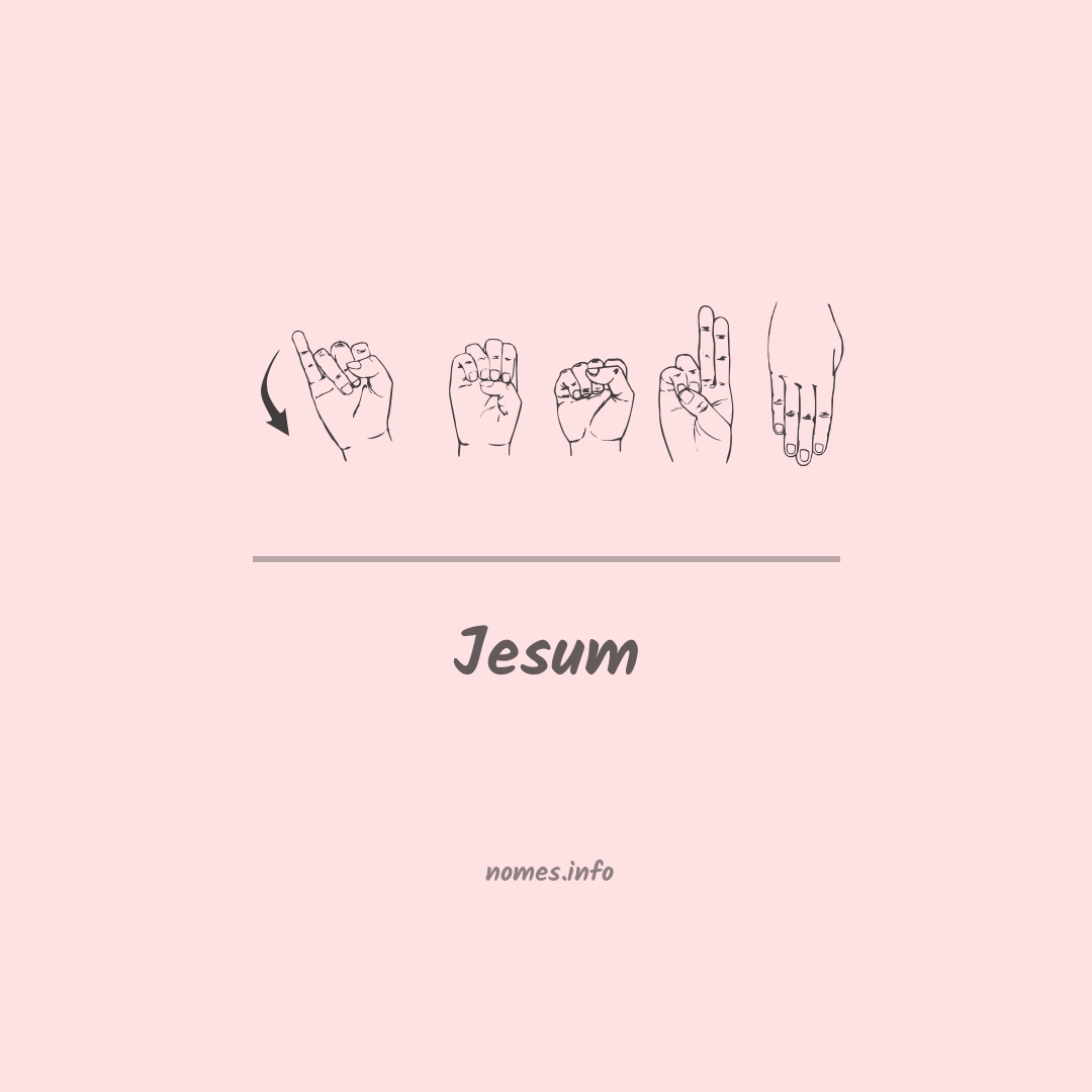 Jesum em Libras