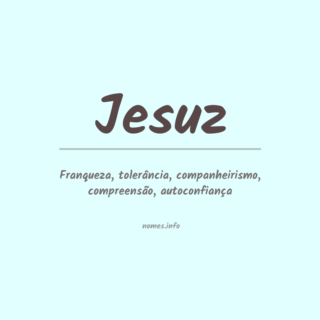 Significado do nome Jesuz