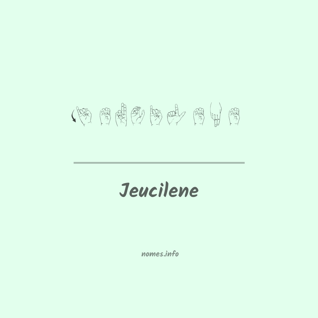 Jeucilene em Libras