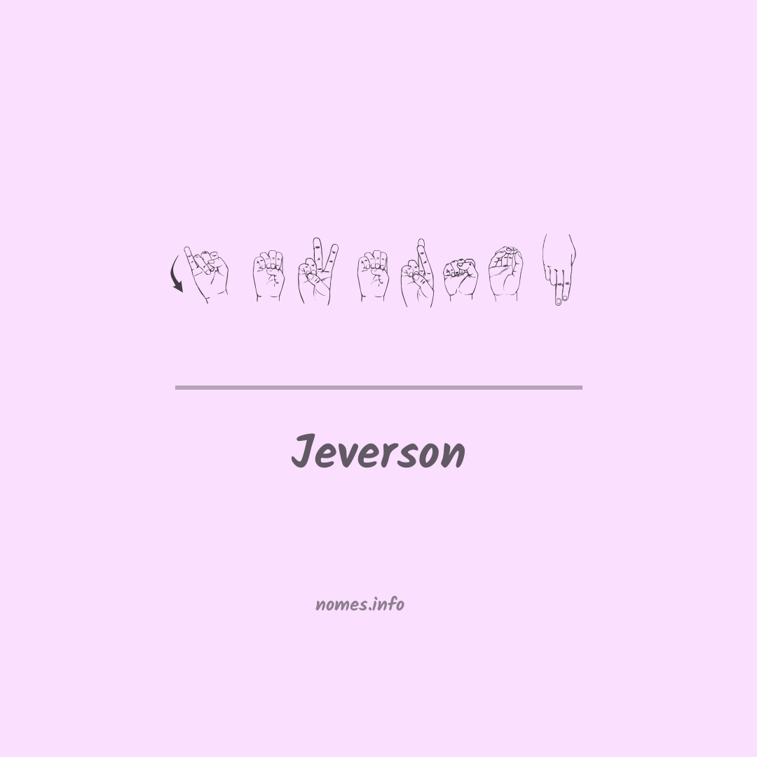 Jeverson em Libras