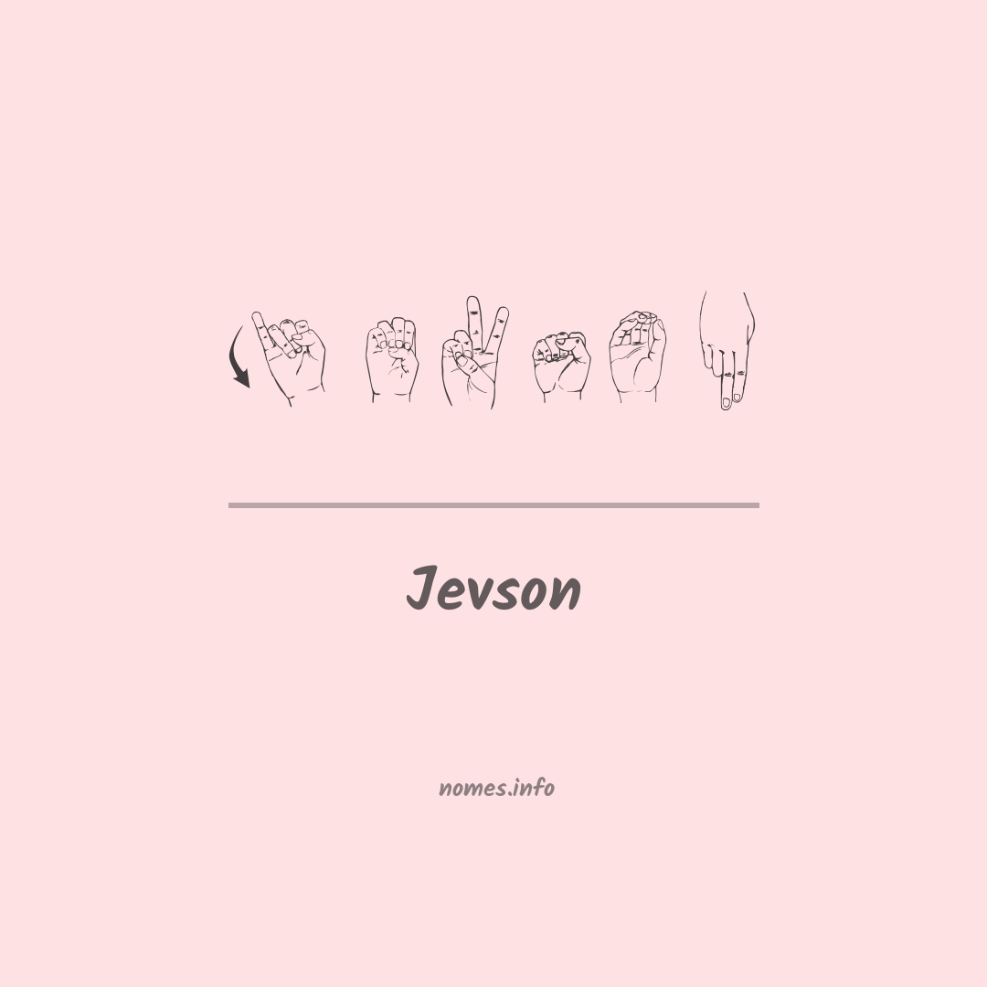 Jevson em Libras