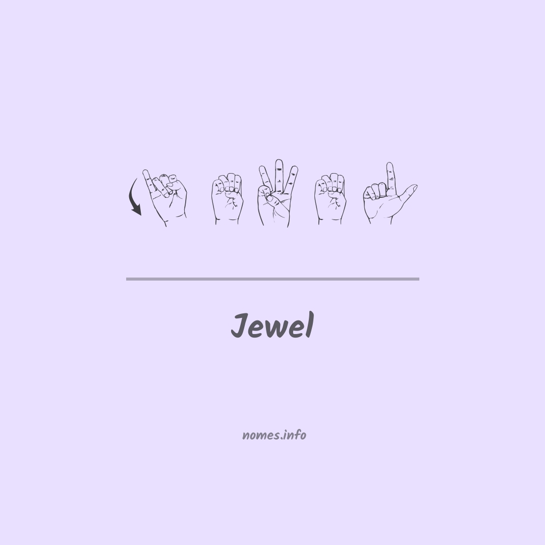 Jewel em Libras