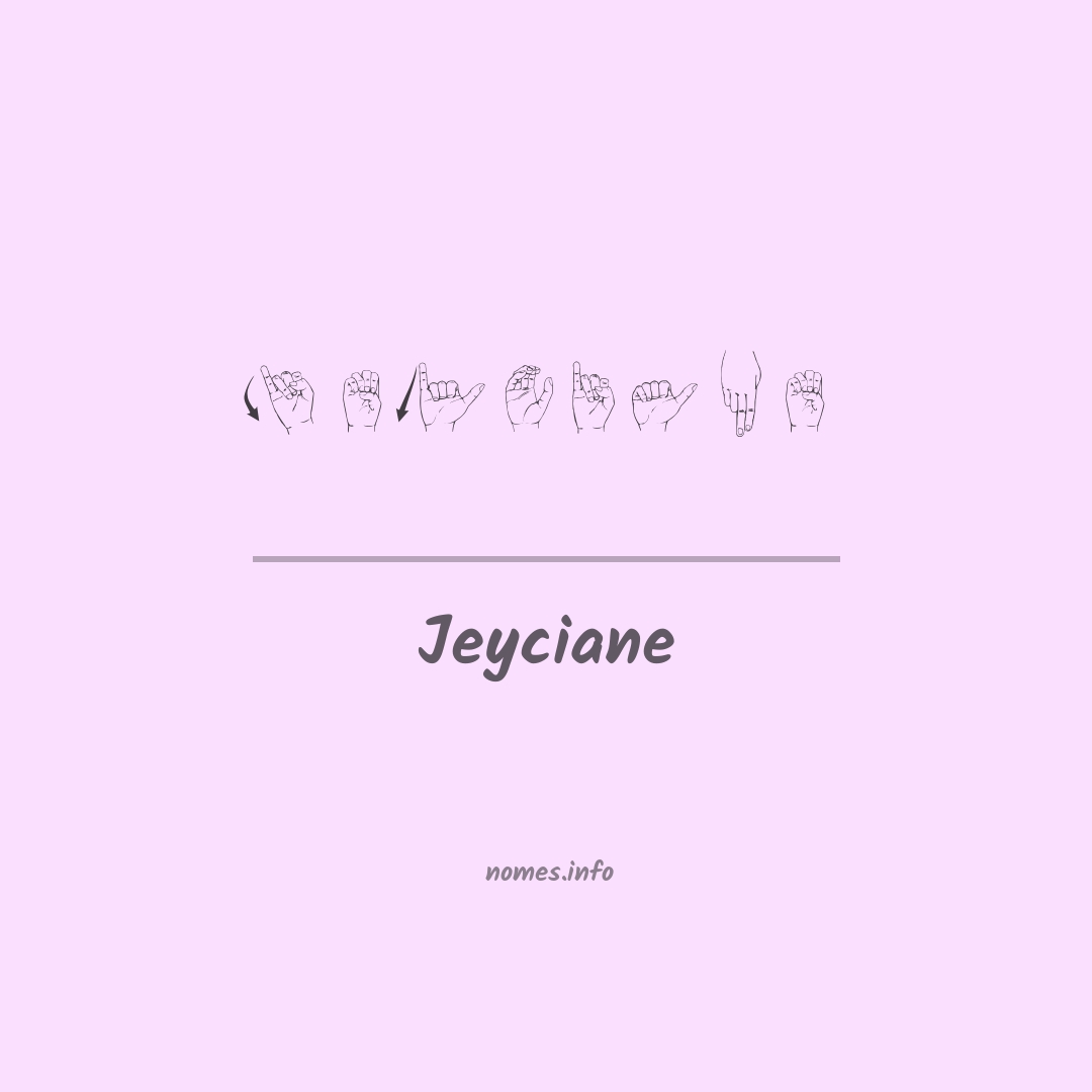 Jeyciane em Libras