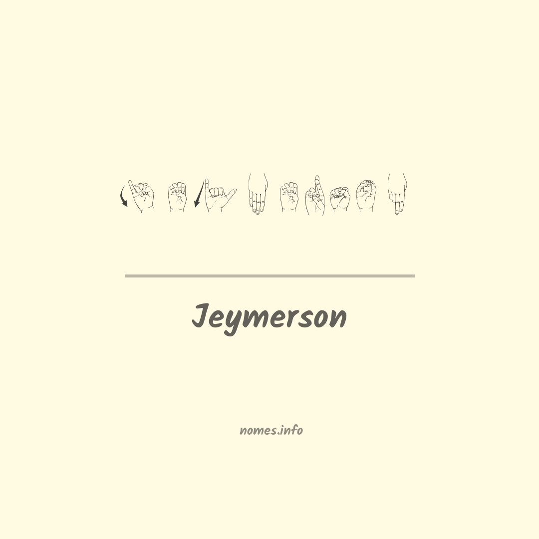 Jeymerson em Libras