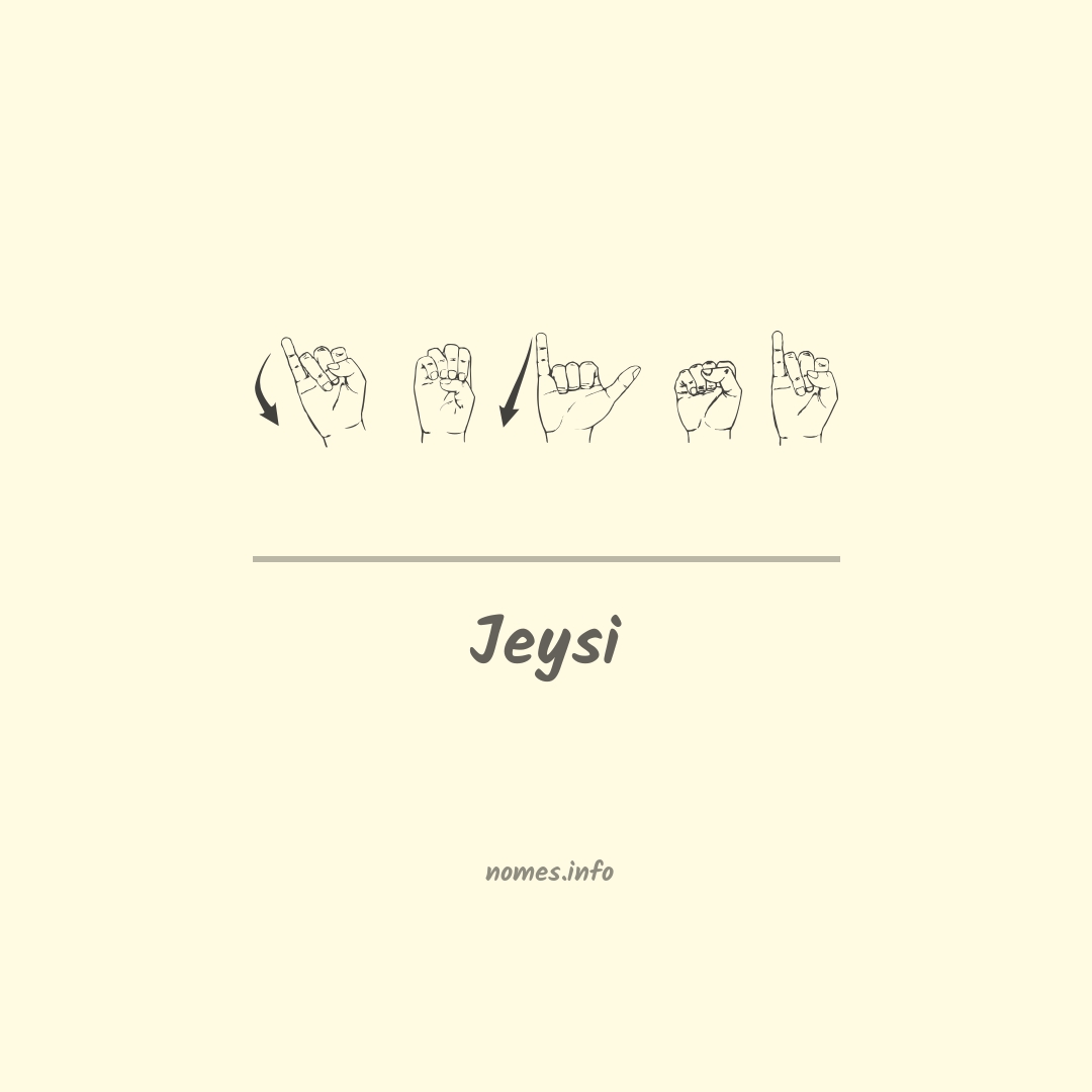 Jeysi em Libras