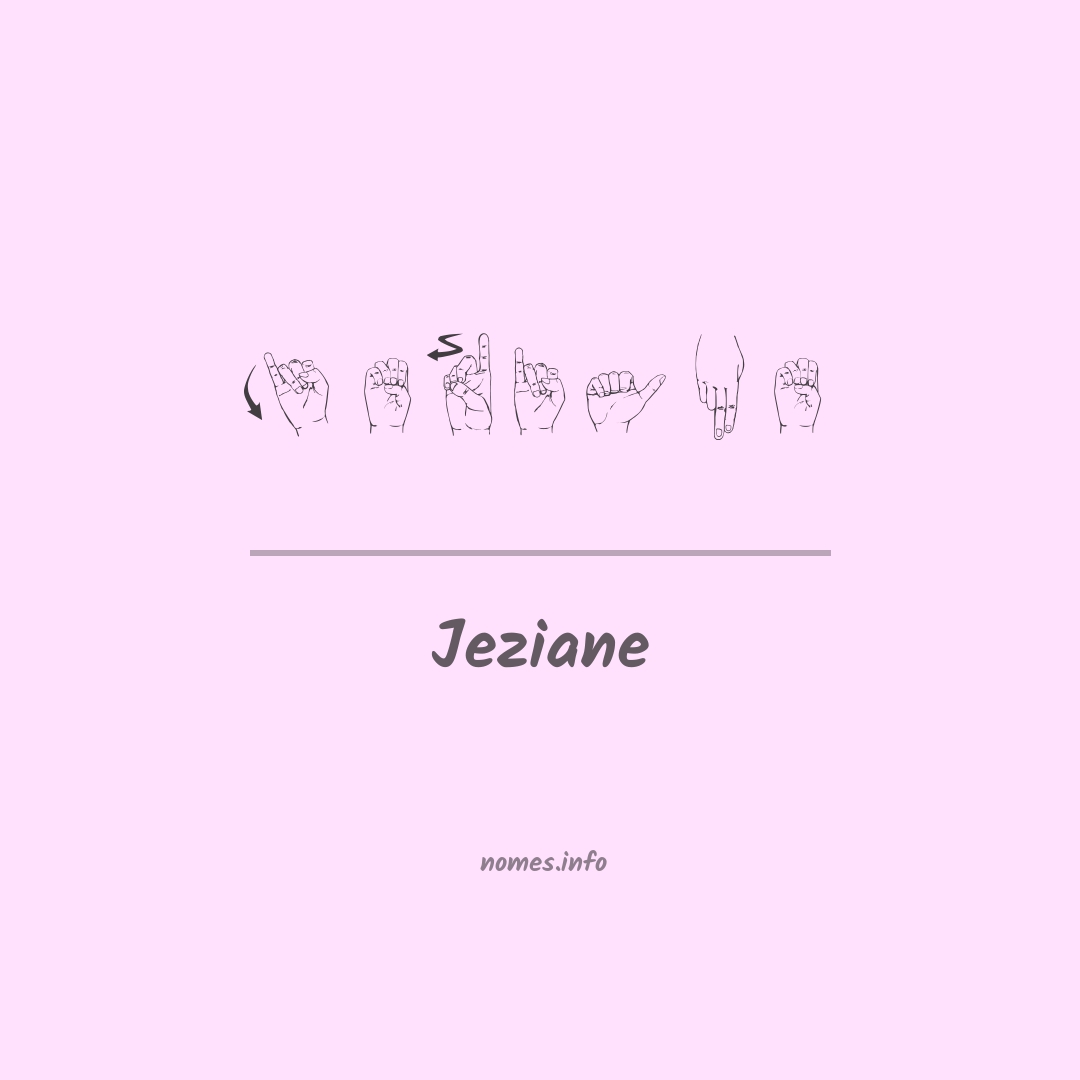 Jeziane em Libras