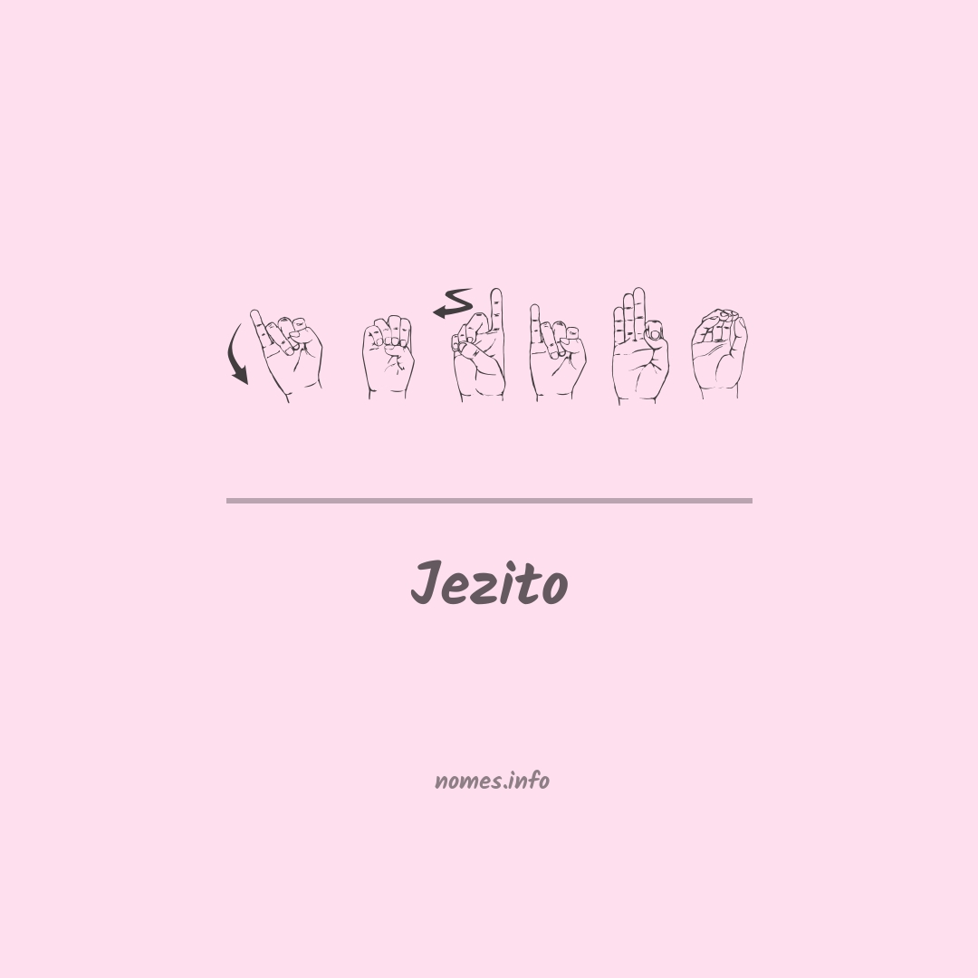 Jezito em Libras