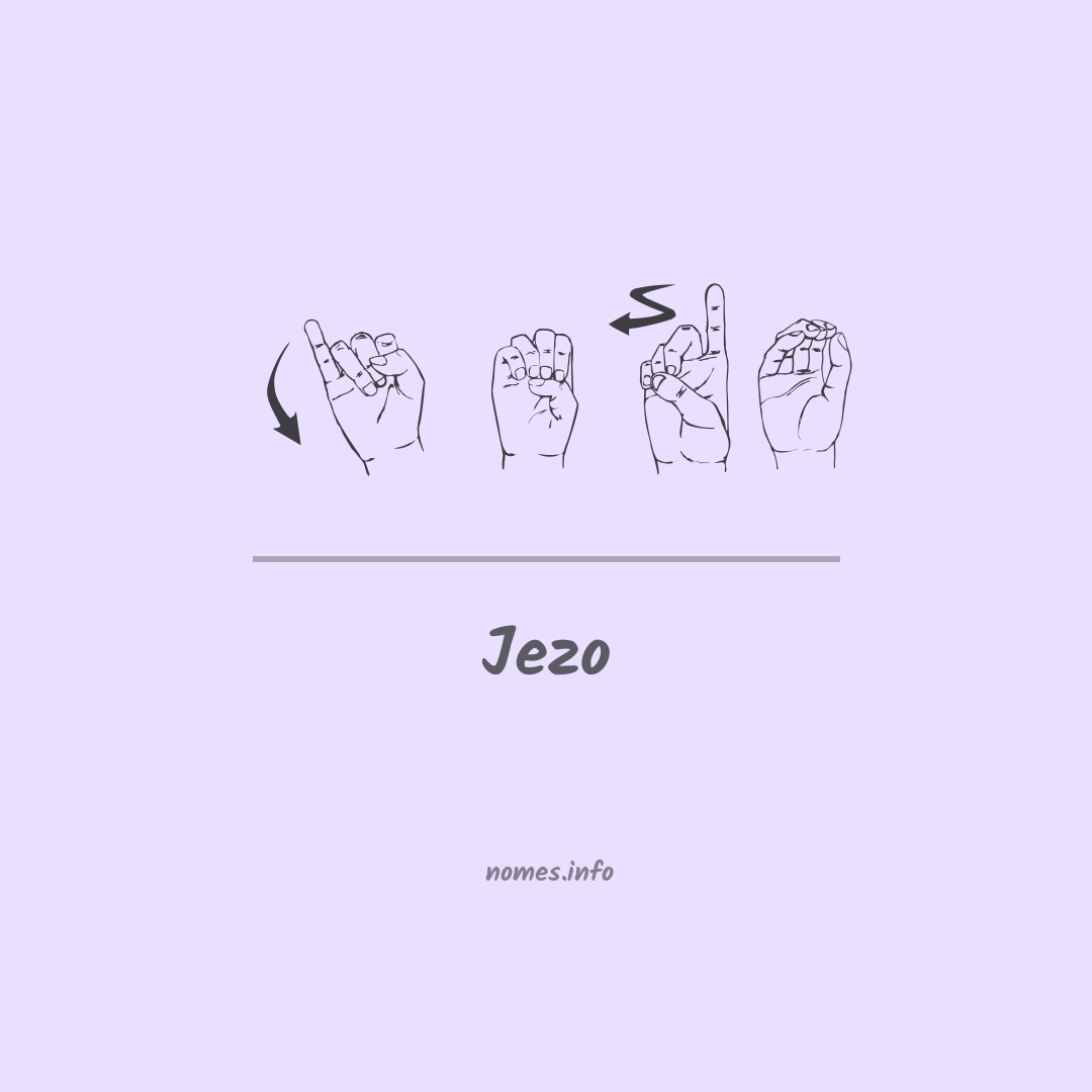 Jezo em Libras
