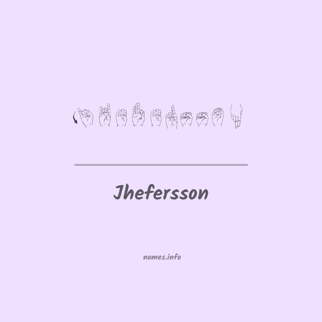 Jhefersson em Libras