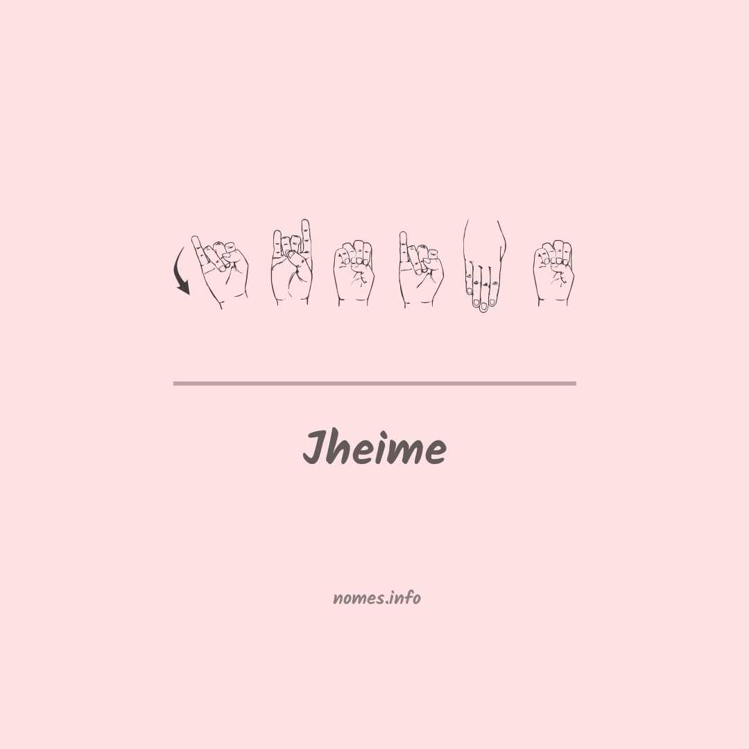 Jheime em Libras