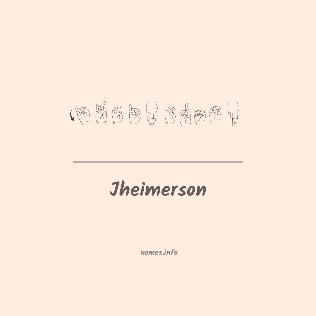 Jheimerson em Libras