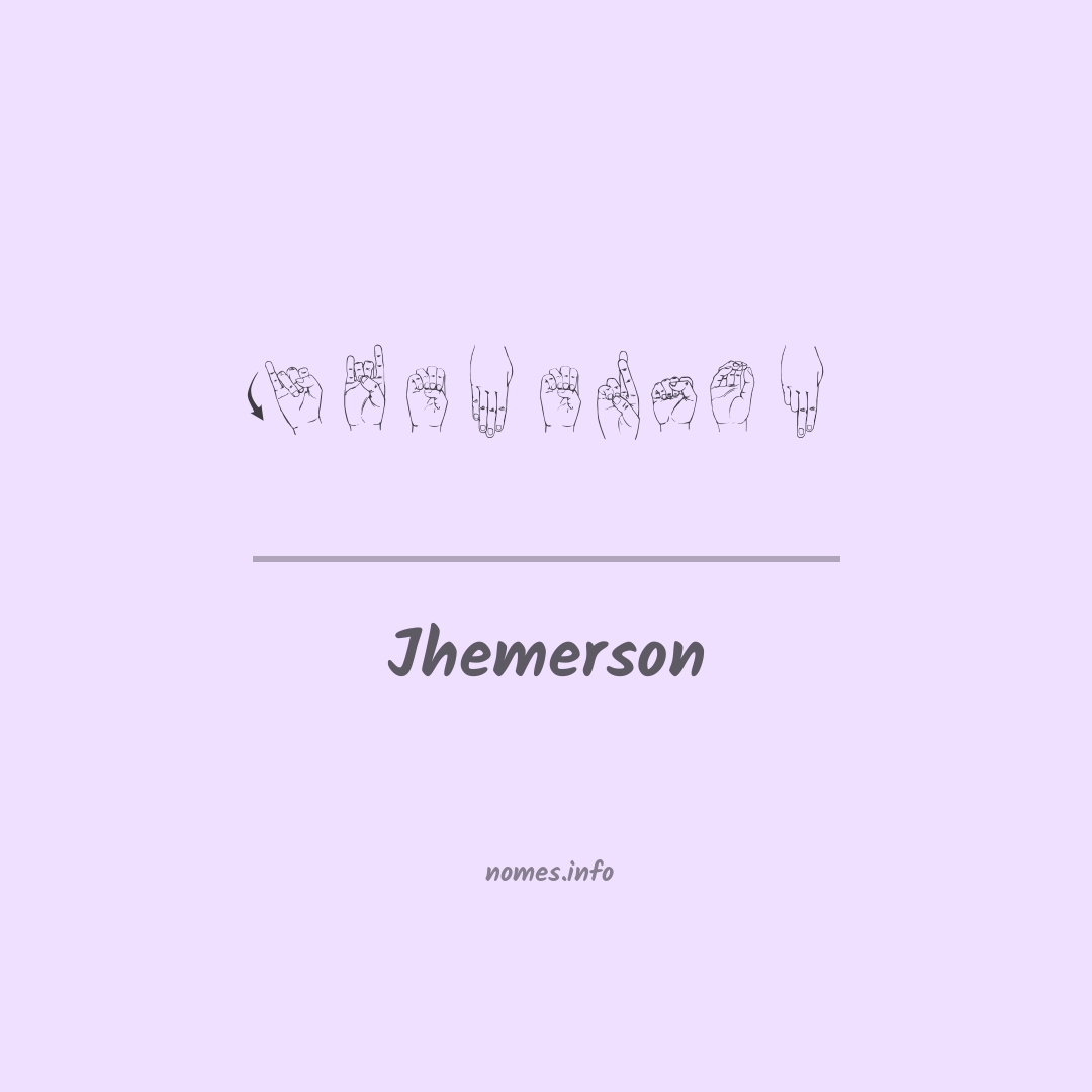 Jhemerson em Libras