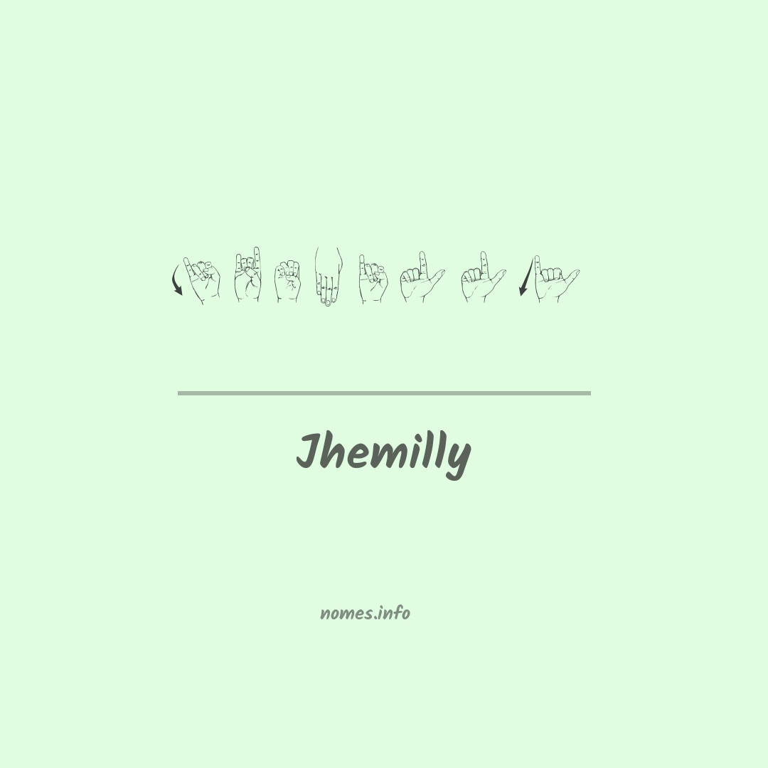 Jhemilly em Libras