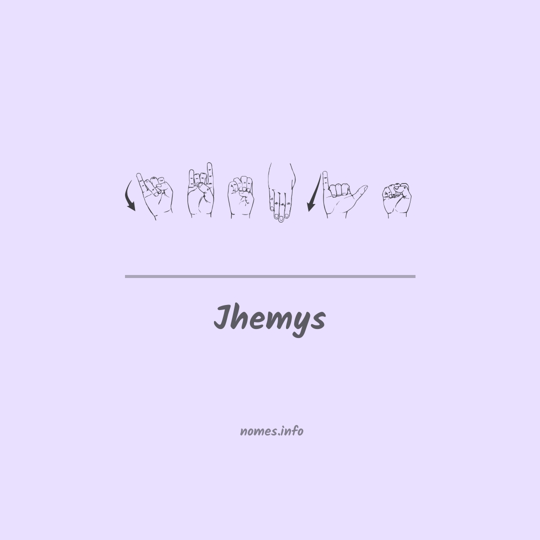 Jhemys em Libras
