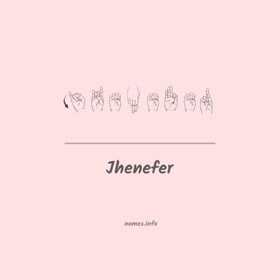 Jhenefer em Libras