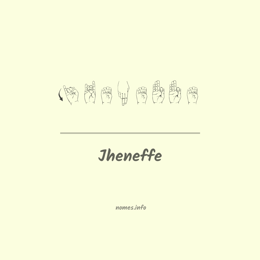 Jheneffe em Libras