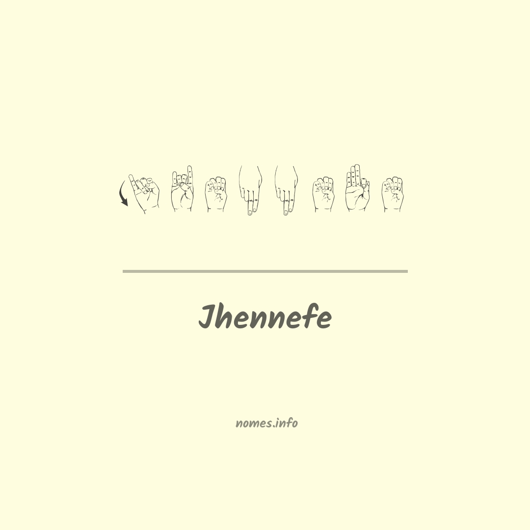 Jhennefe em Libras