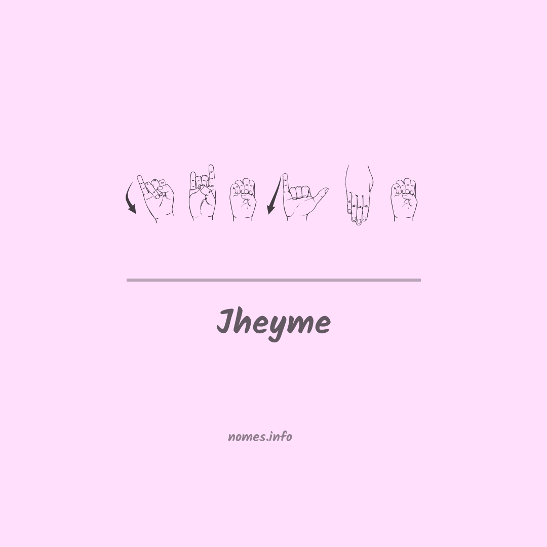 Jheyme em Libras