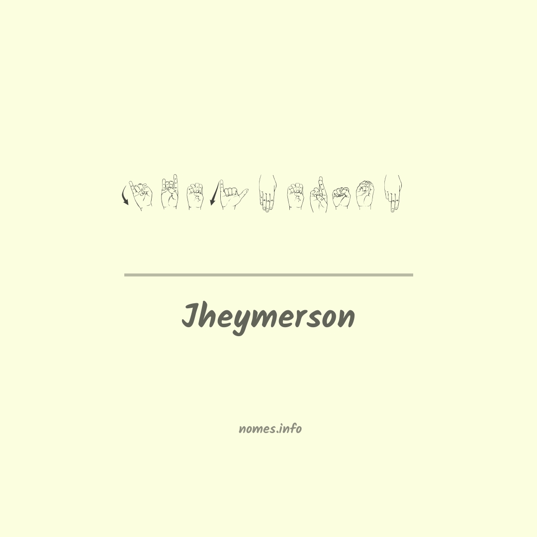 Jheymerson em Libras