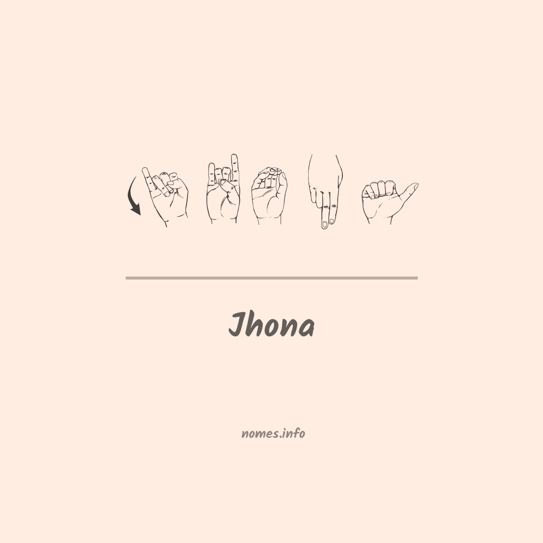 Jhona em Libras