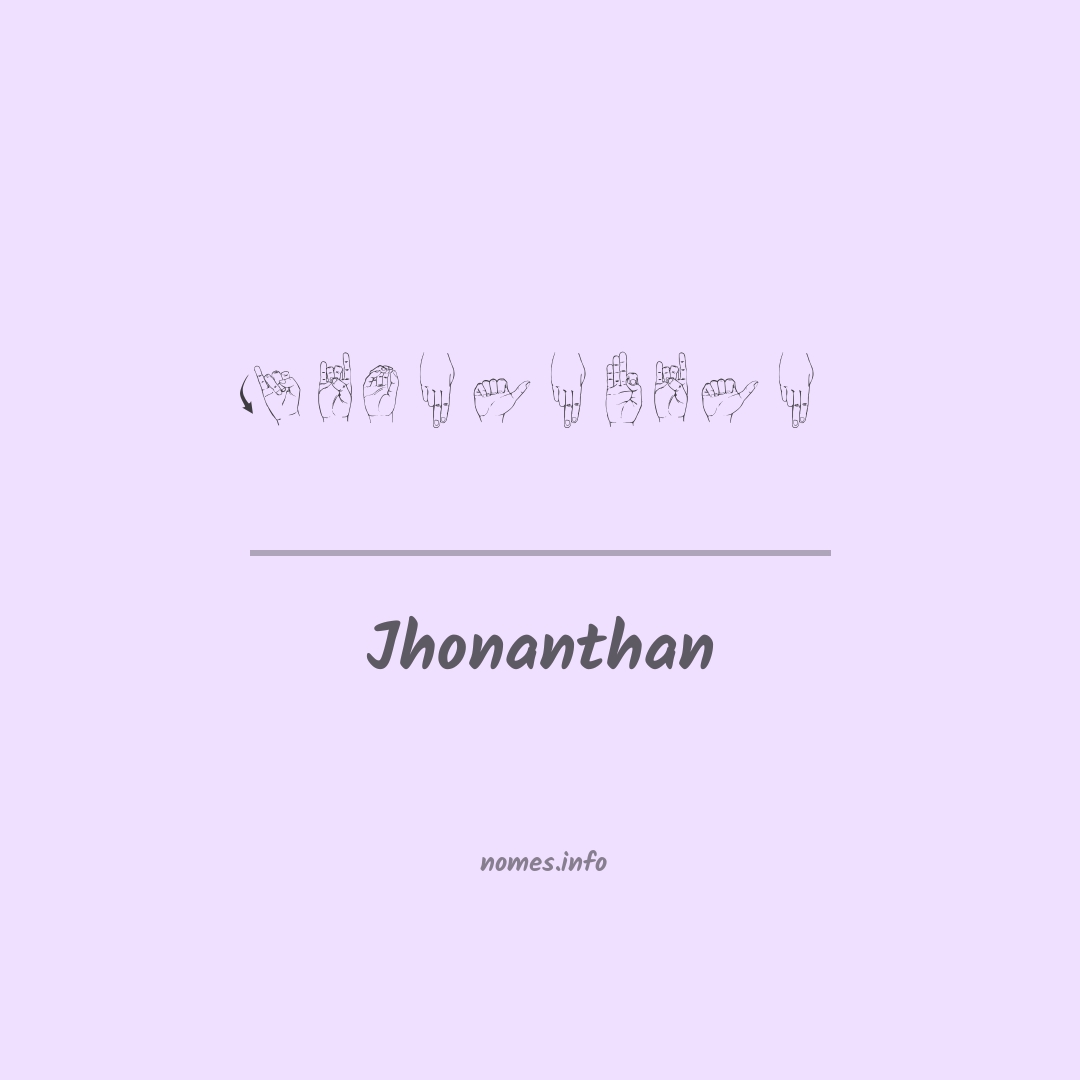 Jhonanthan em Libras