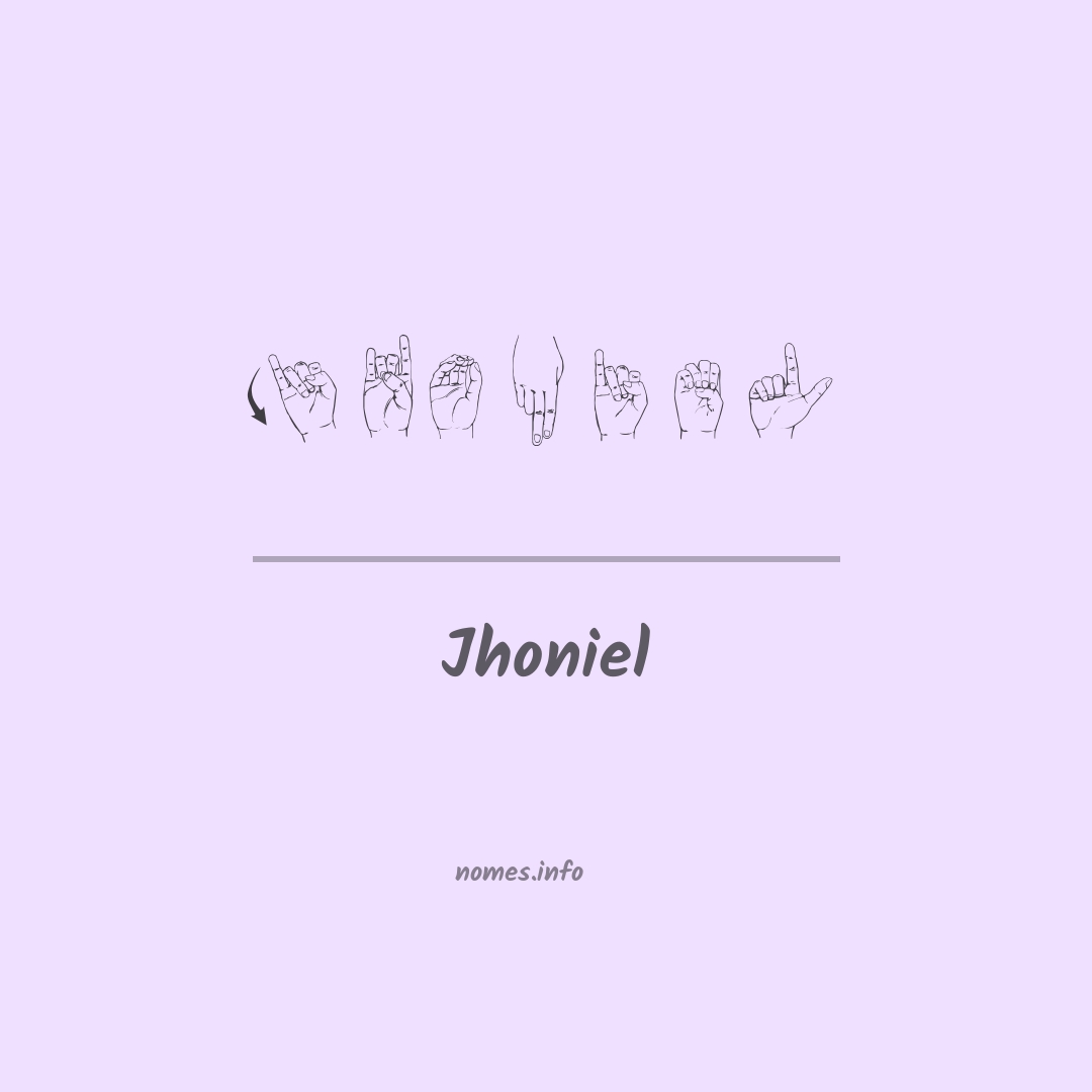 Jhoniel em Libras