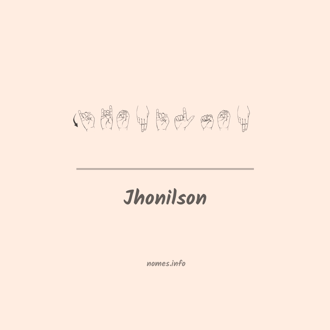 Jhonilson em Libras