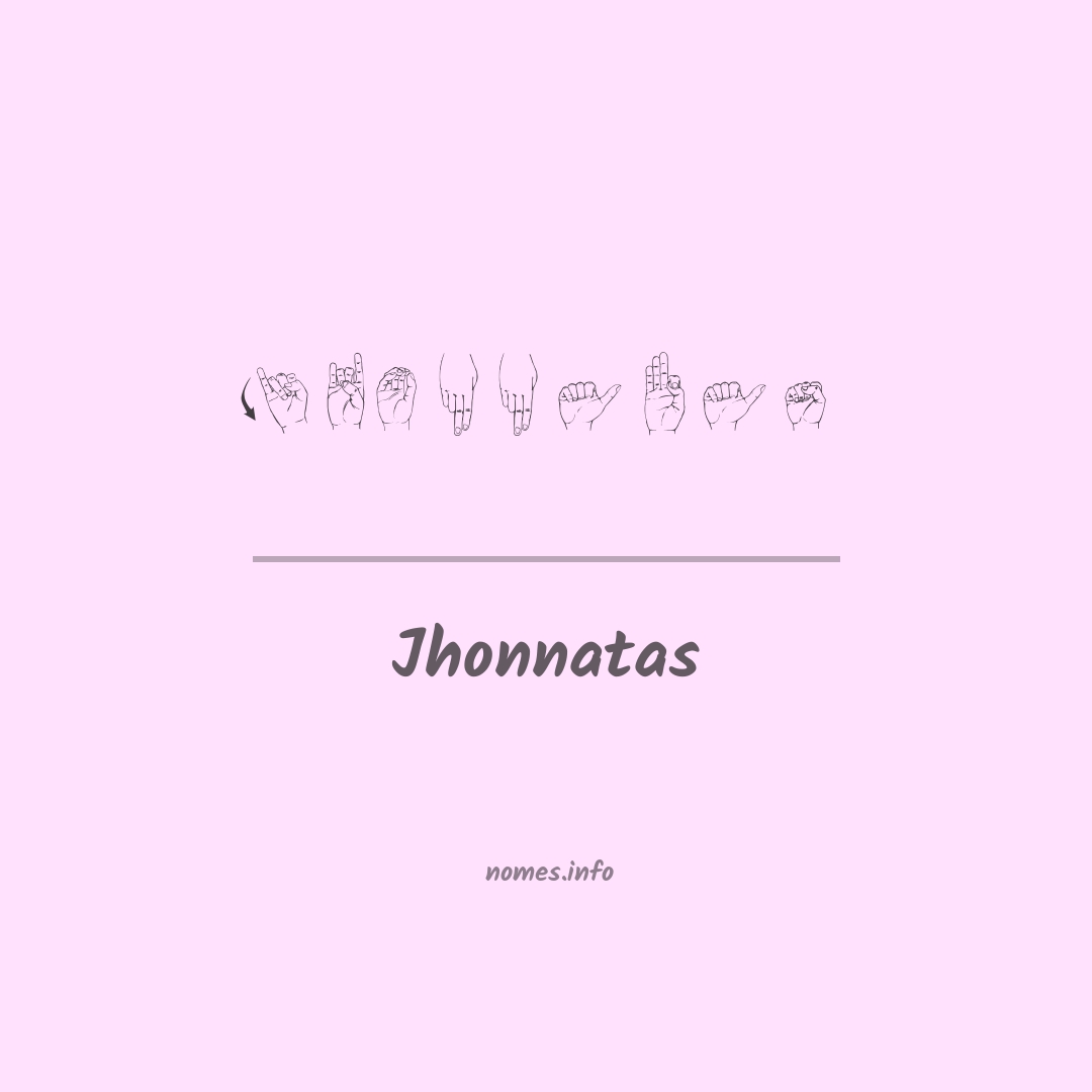 Jhonnatas em Libras Jhonnatas em Libras