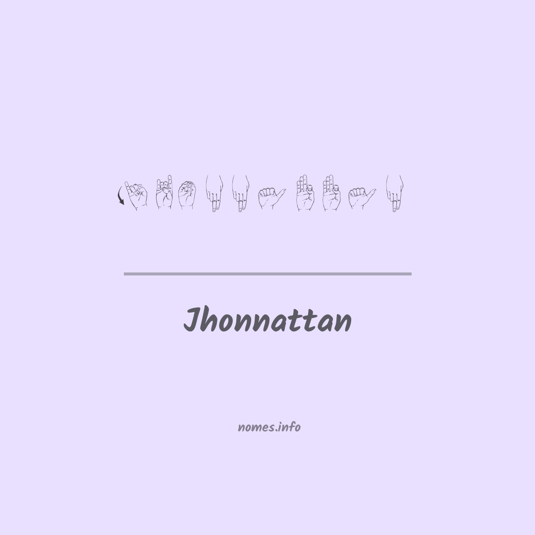 Jhonnattan em Libras